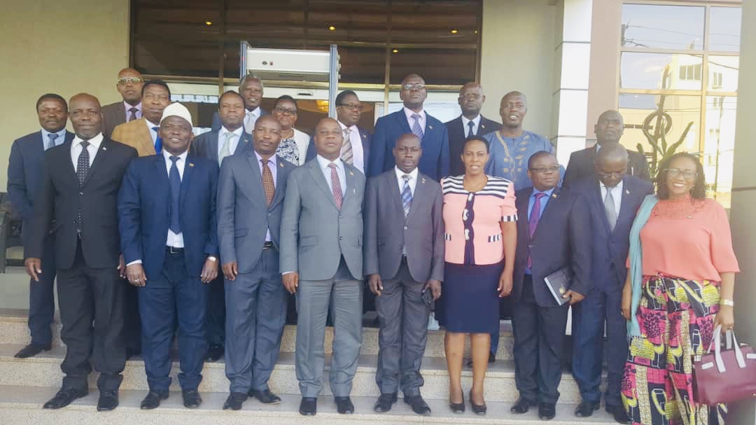 The Minister of External Affairs, H.E Ezechiel Nibigira met with the Ambassadors accredited in Africa and Asia